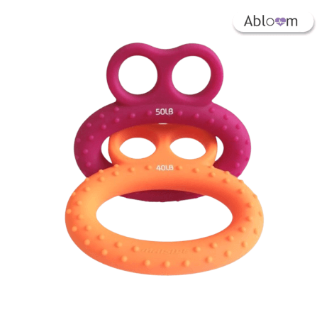 ซิลิโคนบริหารมือทรงแหวน ABLOOM  รุ่น 0060008018018 สีฟ้า 30 ปอนด์_6